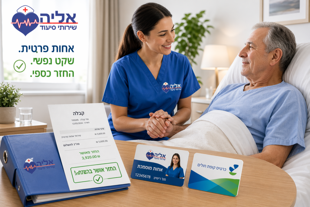 החזר קופת חולים על אחות פרטית: המדריך המלא למיצוי זכויות והוזלת עלויות הטיפול
